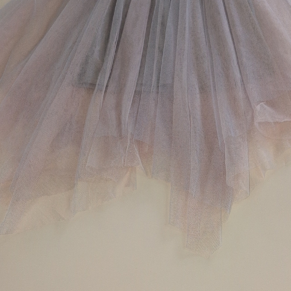 Mia Joy Girls Gray Star Tee with Light Pink Tulle Skirt Dress Size 7 - Picture 5 of 8